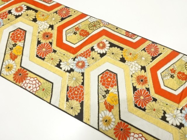 Japanese Kimono / Antique / Fukuro Obi Silk